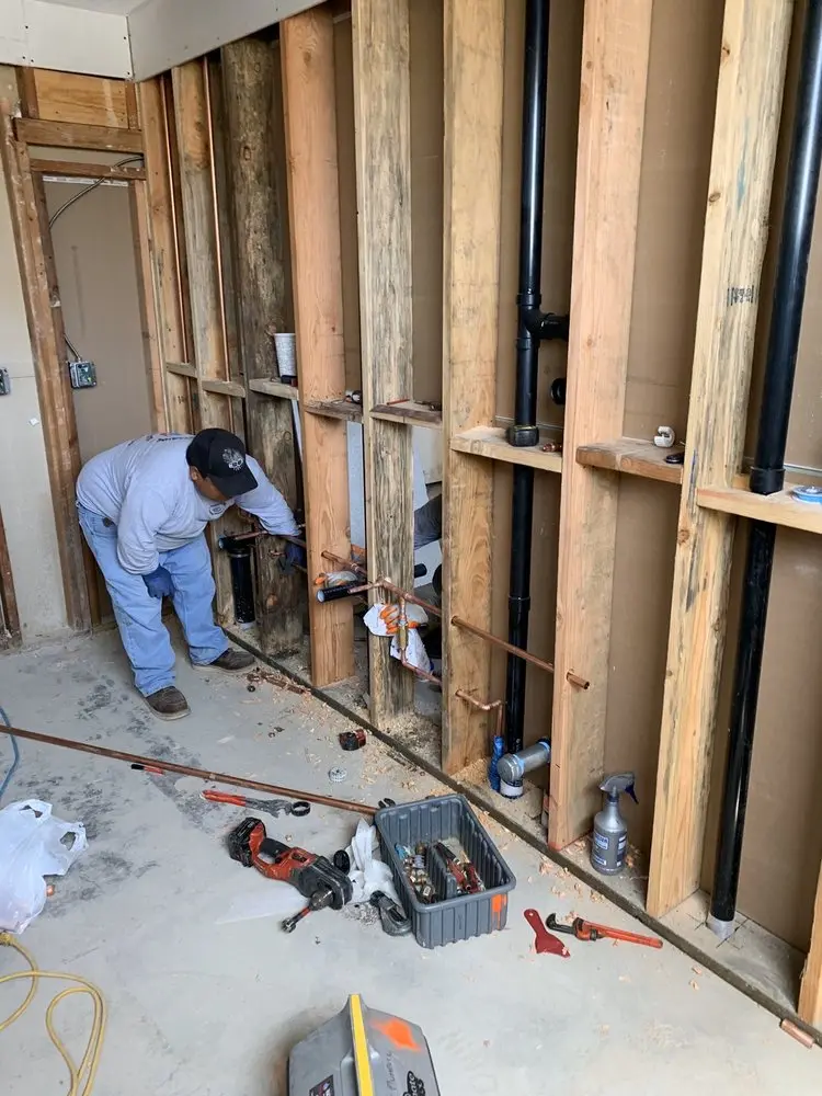 Commercial rough-in plumbing for Gas Line Repair in Talawanda Springs